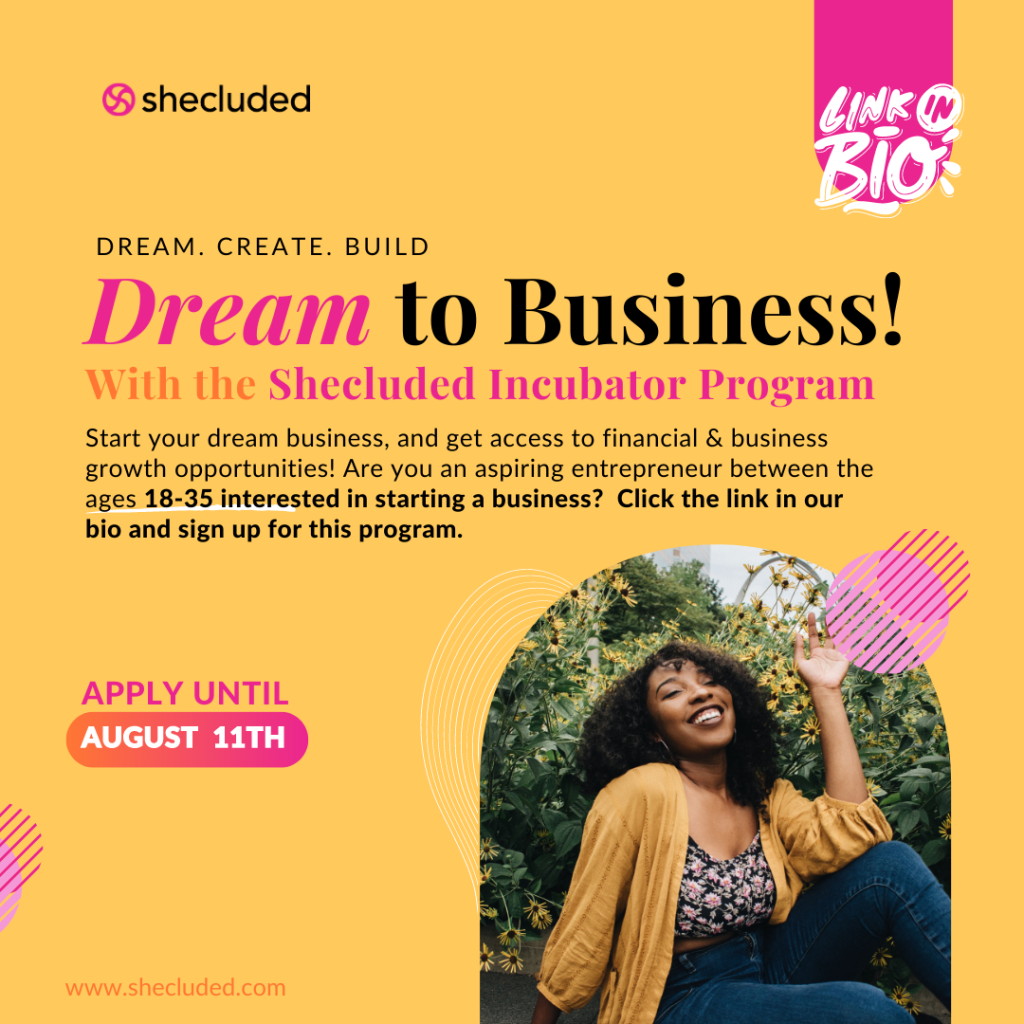 Shecluded starts Dream to Business Incubator for aspiring women ...